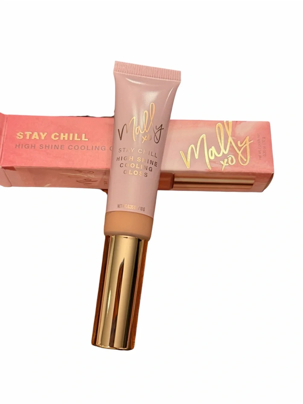 Mally XO Stay Chill High Shine Cooling Lip Gloss SNOWSTORM SUGAR .35‎ oz NEW